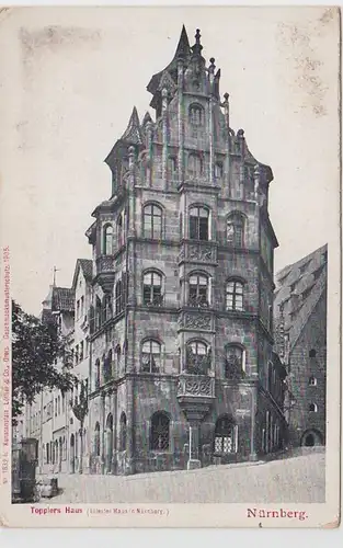 41552 Ak Nuremberg Topplers Maison vers 1910