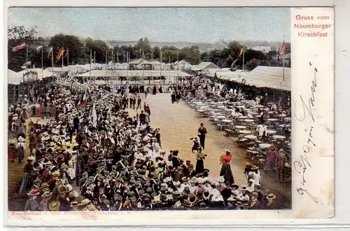 41550 Ak Gruss de la fête de l'église de Naumburg 1903