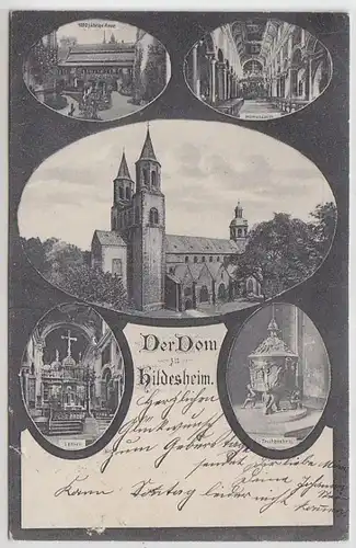 41547 Multi-image Ak La cathédrale de Hildesheim 1905