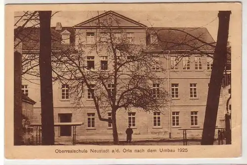 41528 Ak Neustadt an der Orla Oberrealschule um 1925