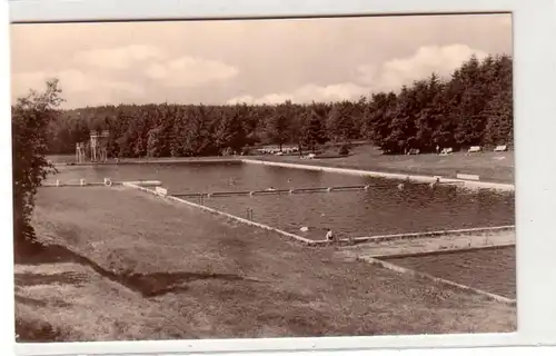 41497 Ak Großbreitenbach Thüringen Schwimmbad 1967