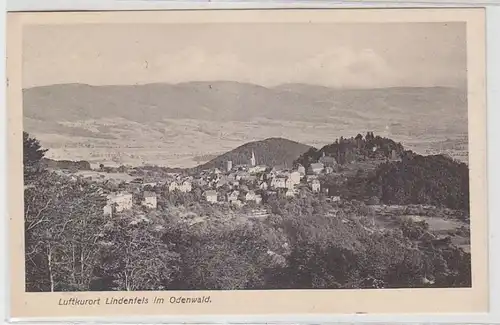 41481 Ak Luftkurort Lindenfels im Odenwald Totalansicht 1919