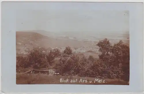 41471 Photo Ak Vue sur Ars et Metz 1917