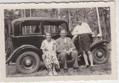 41459 Photo originale vieille voiture vers 1930
