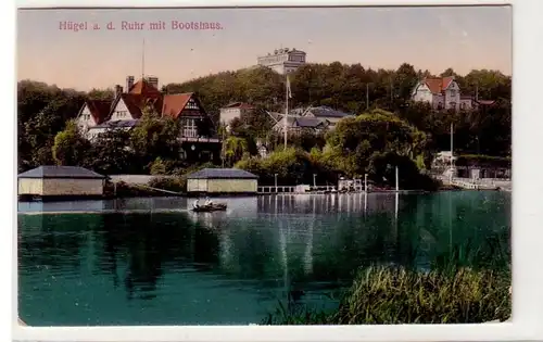 41441 Ak colline a.d. Ruhr avec maison de bateau 1915