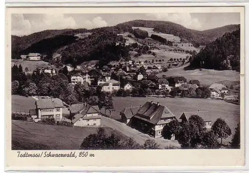 41424 Ak Todtmoos Schwarzwald Totalansicht 1937