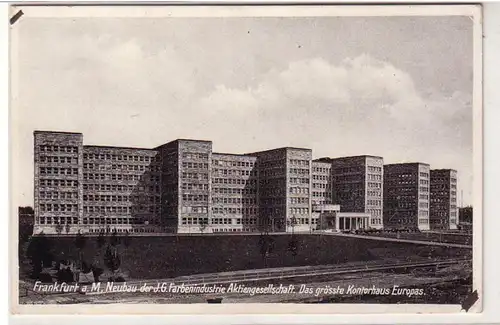 41422 Ak Francfort-sur-le-Main Nouvelle construction IG couleurs vers 1940
