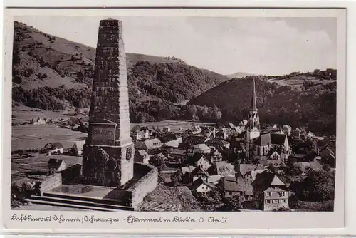 41412 Ak station thermale de Schönau dans la Forêt Noire vers 1940