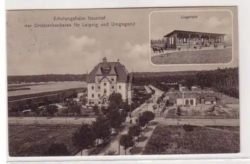 41389 Ak Erholungsheim Naunhof d. Ortskrankenkasse 1912