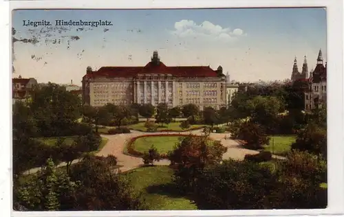 41361 Ak Liegnitz Hindenburgplatz 1937