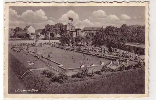 41352 Ak Lützen Schwimmbad 1942