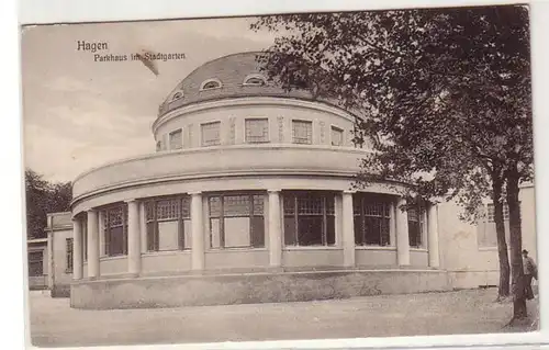 41317 Ak Hagen Parkhaus dans le jardin de la ville 1909