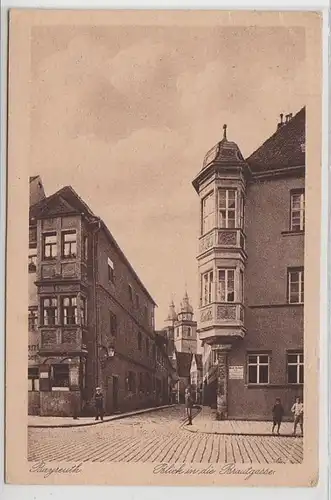 41311 Ak Bayreuth Vue dans la rue de la mariée 1929