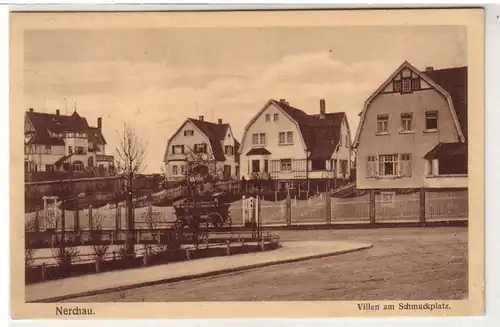 41282 Ak Nerchau Villen am Schmuckplatz 1916