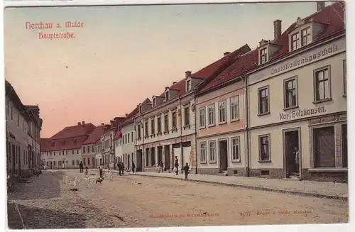 41280 Ak Nerchau an der Mulde Hauptstrasse 1911