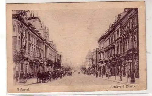 41268 Ak Bucarest Boulevard Elisabeth vers 1915