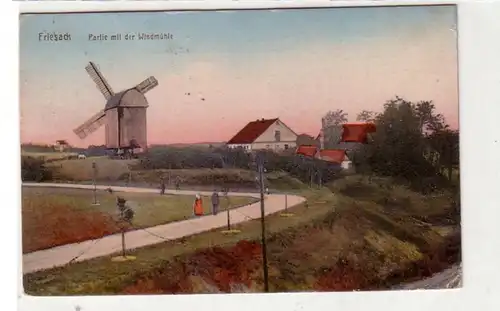 41262 Ak Friesack Partie avec le moulin à vent vers 1910