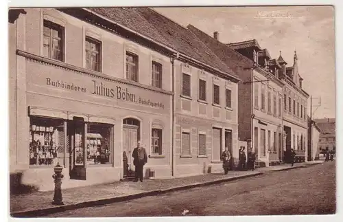 41224 Ak Nerchau Buchbinderei Julius Böhm um 1910