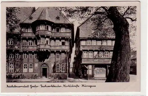 41162 Ak Goslar Marktstraße Mündgasse 1944