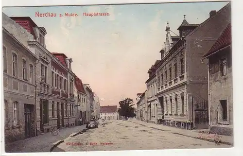 41086 Ak Nerchau an der Mulde Hauptstrasse 1913