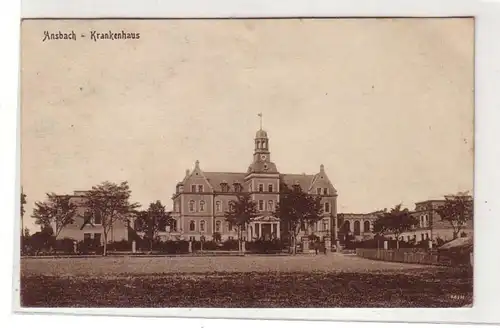 41077 Ak Ansbach Hôpital vers 1920