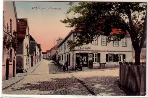 41017 Ak Stössen Seilerstrasse Restaurant 1910