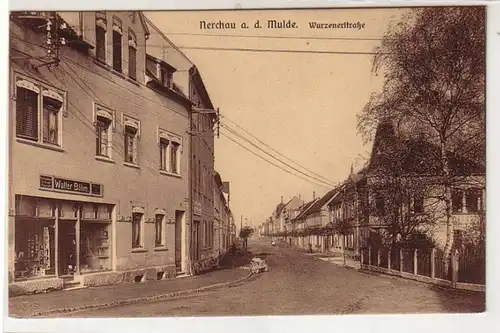 40981 Ak Nerchau a.d. Mulde Wurznerstraße um 1910