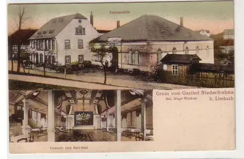 40972 Mehrbild Ak Gruß vom Gasthof Niederfrohna 1905