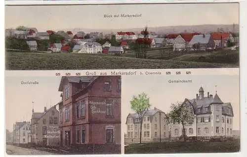 40955 Mehrbild Ak Gruß aus Markersdorf um 1910