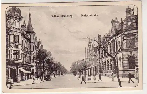 40950 Ak Solbad Bernburg Kaiserstraße um 1910