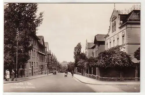 40917 Ak Hartha in Sachsen Hindenburgstraße 1936