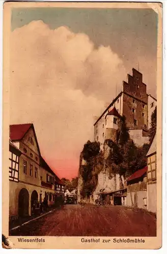 40902 Ak Wiesentfels Gasthof au château de Schlossmühle vers 1930