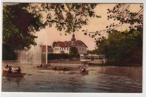40831 Ak Bayreuth Röhrensee 1912