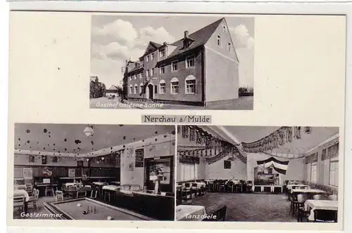 40820 Mehrbild Ak Nerchau an der Mulde Gasthof um 1930