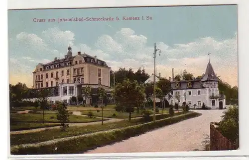 40795 Ak Gruß aus Johannisbad Schmeckwitz b. Kamenz 1912