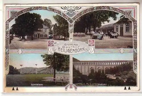 40786 Mehrbild Ak Gruß aus Gasthof Heiligenborn 1915