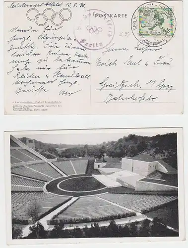 40752 Ak Berlin Jeu olympique du Reichsportfeld 1936