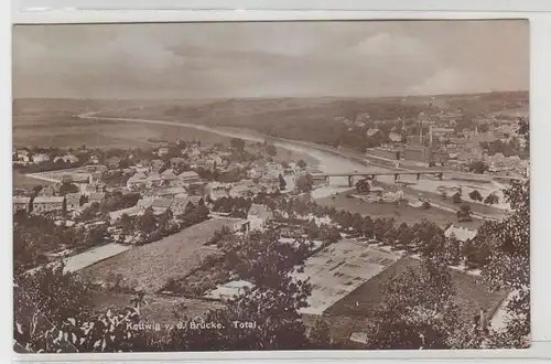 40732 Ak Kettwig von der Brücke Totalansicht 1928