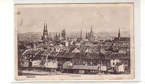 40500 Feldpost Ak Aachen Totalansicht 1916