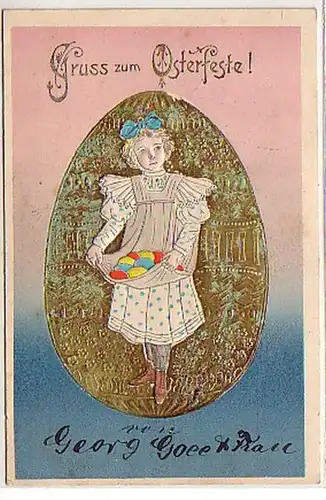 40498 Präge Ak Gruss zum Osterfeste! 1905