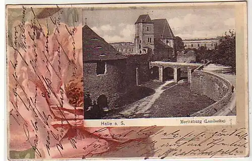 40497 Ak Halle a.S. Moritzburg (Landseite) 1906