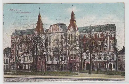 40452 Ak Hamburg Syndicats de la Chambre 1909