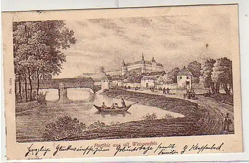 40438 Ak Lithographie Gruss aus Wiesbaden um 1900