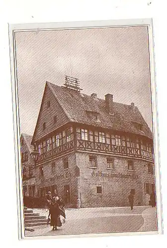 40418 Ak Kronach Gasthaus zum scharfen Eck um 1930