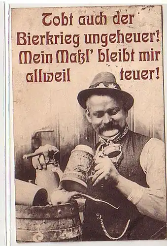 40394 Humor Reim Ak Biertrinker 1907