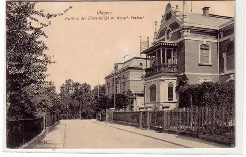 40372 Ak Mügeln Bez. Leipzig Albert Strasse Postamt 1911