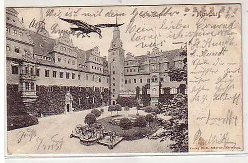 40336 Ak Merseburg Schlosshof 1904