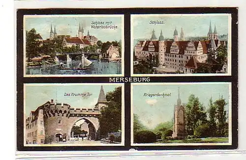 40326 Mehrbild Ak Merseburg Schloss usw. 1907