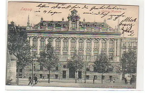 40319 Ak Leipzig Grassi Museum 1900