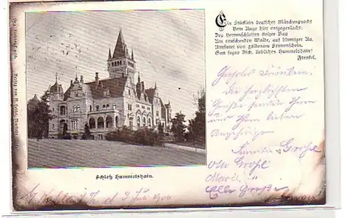 40317 Reim Ak Château Hummelshain 1900